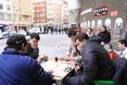 Colas para hacerse con las entradas del Athletic-Bar�a